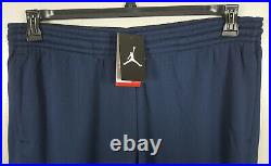 Nike Air Jordan Basketball Track Suit Jacket + Pants Navy Blue White (size 2xl)