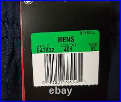 Nike Air Jordan Basketball Track Suit Jacket + Pants Navy Blue White (size Xl)