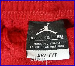 Nike Air Jordan Basketball Track Suit Jacket + Pants Red White New (size Xl)