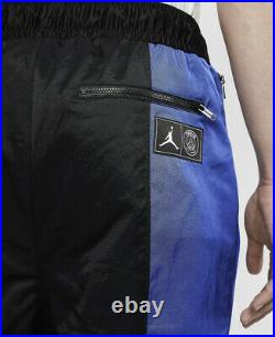 Nike Air Jordan Paris Saint-Germain Men's XSmall XS Black Track Pants BQ8374-011