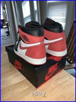 Nike Air Jordan Retro 1 High Og Track Red Men Size 11.5
