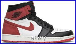Nike Air Jordan Retro 1 High Og Track Red Men Size Black Sz White 555088