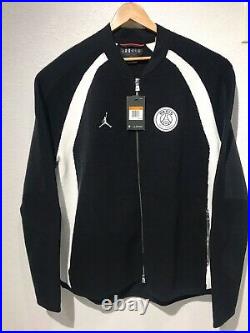 Nike Air Jordan X FlyKnit Track Jacket BQ4209 010 Mens Size 2XL Black White