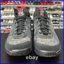 Nike Air Jordan XXXVII 37 Raptors Charcoal Black Red Purple DD6958-065 Men Sz 13