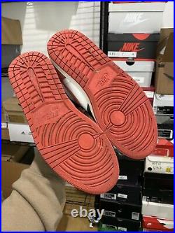 Nike Air Jordan1 Retro High OG Track Red 555088 112 Sz 9.5 100% Authentic RARE