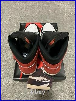 Nike Air Jordan1 Retro High OG Track Red 555088 112 sz 11 DS 100% authentic