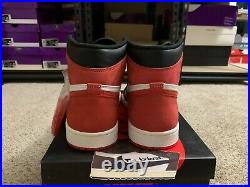 Nike Air Jordan1 Retro High OG Track Red 555088 112 sz 7.5 DS 100% authentic
