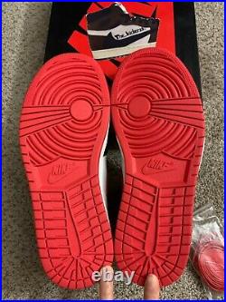Nike Air Jordan1 Retro High OG Track Red 555088 112 sz 7.5 DS 100% authentic