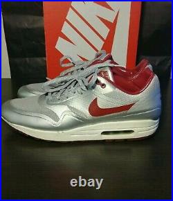 Nike Air Max 1 Hyperfuse QS Size 11.5 Night Track Red 633087-006