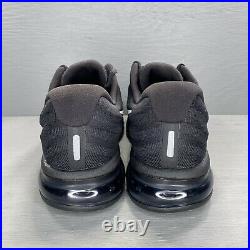 Nike Air Max 2017 Black Anthracite Grey White Sneaker 849559-001 Men's Size 9.5