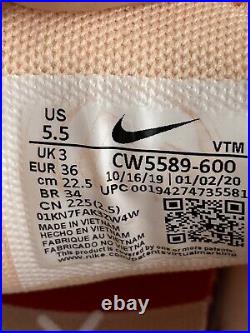Nike Air Max 270 Washed Coral/Football Grey/Track Red CW5589-600 Wmn Sz 5.5 / 4y