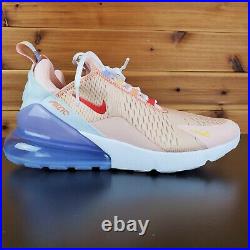 Nike Air Max 270 Washed Coral/White-Football Grey-Track Red CW5589 600 Size 9.5