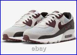 Nike Air Max 90 Burgundy Crush / DQ4071-004 / Mens Shoes Sneakers NEW RARE