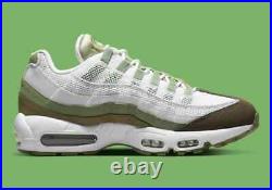 Nike Air Max 95 Olive Green White Athletic Sneaker FD0780-100 Mens Size