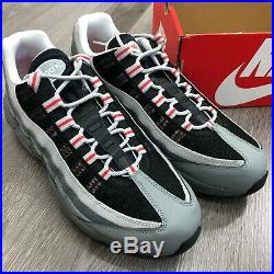 Nike Air Max 95 Track Red Grey Trainers Size Uk10 Us11 Eur45 Ci3705-600