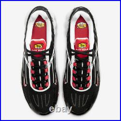 Nike Air Max Plus III Black Track Red White CJ0601-001 Running Shoes Men's NEW