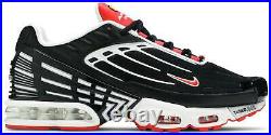 Nike Air Max Plus III Black/Track Red/White Mens 3 Retro Running All NEW