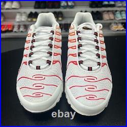 Nike Air Max Plus Tn Sunburn White Orange 604133-132 Low Top Men's Size 10