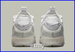 Nike Air Max Terrascape 90 White Grey Athletic Sneakers DQ3987-101 Mens Size