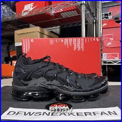 Nike Air Max Vapormax Plus Triple Black 924453-004 Men's 10