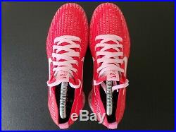 Nike Air VaporMax Flyknit 3 Track Red Pink Foam Running Shoes CU4756-600 Sz 7