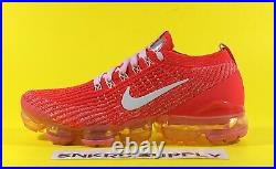Nike Air VaporMax Flyknit 3'Track Red Pink Foam' Women's Size 7 CU4756-600