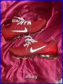 Nike Air VaporMax Flyknit 3 Womans Size 10 Track Red Flamingo CU4756-600