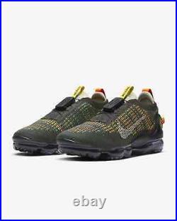 Nike Air Vapormax 2020 Flyknit FK Olive Green Newsprint Multicolor CW1765-001