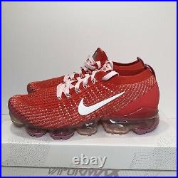 Nike Air Vapormax Flyknit 3 Shoes Track Red Foam Women's Size 8 CU4756-600