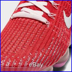 Nike Air Vapormax Flyknit 3 Track Red Pink Foam CU4756-600 Running Shoes Women's