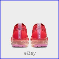 Nike Air Vapormax Flyknit 3 Track Red Pink Foam CU4756-600 Women's Size 8 NEW