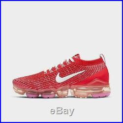 Nike Air Vapormax Flyknit 3 Track Red Pink Foam CU4756-600 Women's Size 8 NEW