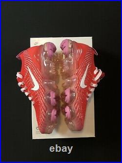 Nike Air Vapormax Flyknit 3 Track Red Pink White CU4756-600 Women's Size 5