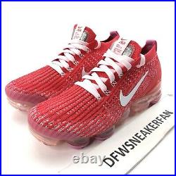 Nike Air Vapormax Flyknit 3 Women's 11 Track Red Foam Shoe CU4756-600 New