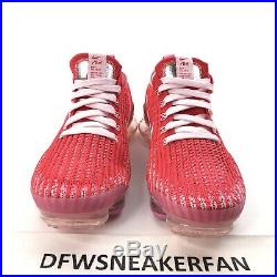 Nike Air Vapormax Flyknit 3 Women's Size 9 Track Red Foam Shoe CU4756-600 New