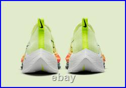 Nike Air Zoom Alphafly NEXT% Barely Volt Green White Multi CI9925-700 sz 12
