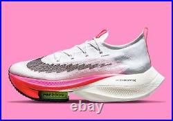 Nike Air Zoom Alphafly NEXT% Flyknit Rawdacious Pink White DJ5455-100 sz 7.5 Men