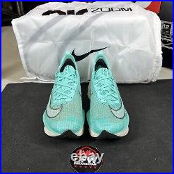 Nike Air Zoom Alphafly Next% Hyper Turquoise White Black CI9925-300 Size 7M