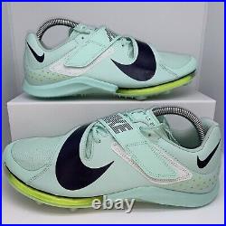 Nike Air Zoom LJ Elite Track & Field Jumping Spikes Mint Green Size 9 DR9924-300