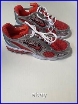 Nike Air Zoom Spiridon Cage 2 Track Red Grey size 8 CJ1288-600