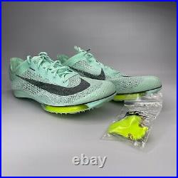 Nike Air Zoom Victory Mint Foam Volt Track & Field Shoes DR9908-300 Mens US 11.5
