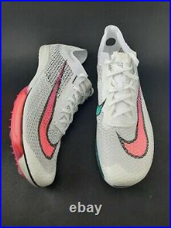 Nike Air Zoom Victory White Track Shoes with Spikes (CD4385-100) Men's Size 8