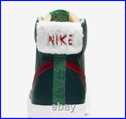 Nike Blazer Mid 77 Vintage'Nordic Christmas' Size 11 -Green Red WhiteDC1619-300
