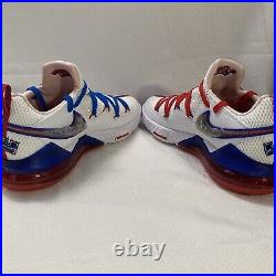 Nike Lebron 17 Low Tune Squad Space Jam Shoes CD5007 100 White Blue Red