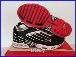 Nike Men's Air Max Plus III Black /track Red/wht Cj0601 001 Size 10