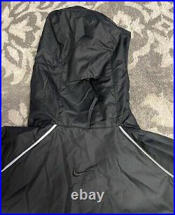 Nike NikeLab TN Tuned Air Hooded Track Jacket Black Mens Sz Medium AR5793-010