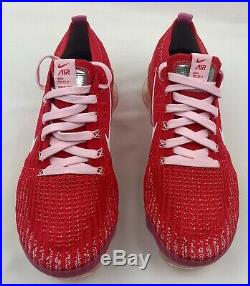 Nike Women's Air Vapormax Flyknit 3 Track Red Pink Foam CU4756-600 NIB