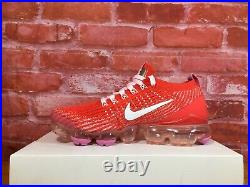 Nike Women's Air Vapormax Flyknit 3 Track Red White Cu4756-600 Running Sizes