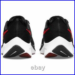 Nike Zoom Pegasus 38 Black Crimson Red Smoke Grey White CW7356-008 sz 11.5 Men's