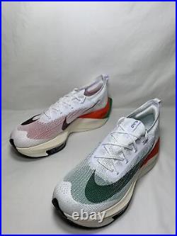 Nike ZoomX Alphafly Next% Flyknit Kenya Men's Size 12.5 WHT/BLK-GRN DD8877 101